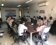 Image of Group Discussion on Vigilance by GM Project PSWR Wanakbori Site